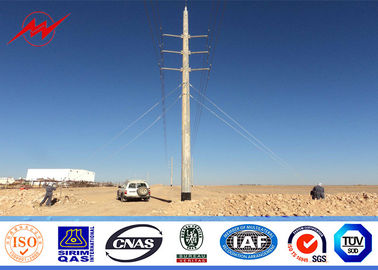 চীন Steel Galvanzied Electric Power Pole for 345KV Transmission Line সরবরাহকারী