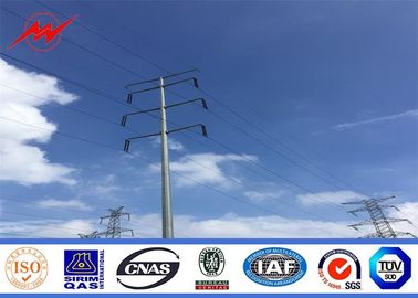 চীন Round tapered galvanization electrical power pole for transmission pole সরবরাহকারী