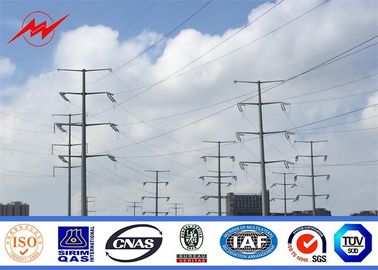 চীন 110KV Double Circuit Electrical Power Pole , High Mast Steel Utility Poles সরবরাহকারী