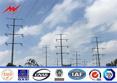 চীন Electricity Utilities Polygonal Electrical Power Pole For 110 KV Transmission সরবরাহকারী