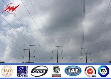 চীন 138 KV Transmission Line Electrical Power Pole , Steel Transmission Poles সরবরাহকারী