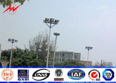 চীন Large outdoor areas 25M High Mast Pole with different head frame type সরবরাহকারী