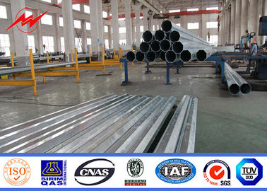 চীন 11.8m 500DAN ASTM A123 Galvanized Steel Pole , Commercial Light Poles সরবরাহকারী