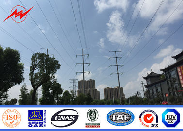 চীন Grade One Polygonal Bitumen Electrical Transmission Steel Transmission Poles সরবরাহকারী
