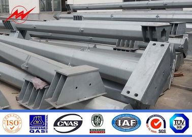 চীন Anti - Ultraviolet 45FT Distribution Galvanized Steel Pole With Cross Arm সরবরাহকারী