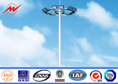 চীন Waterproof 36m Welding Black Colar High Mast Pole for Airport lighting সরবরাহকারী