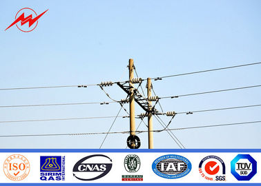 চীন Electrical Transmission Towers 13m 2500dan Octagonal Single Circuit Electrical Utility Poles সরবরাহকারী