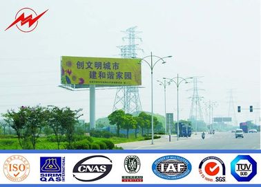 চীন Exterior Street Advertising LED Display Billboard With Galvanization Anti - Static সরবরাহকারী