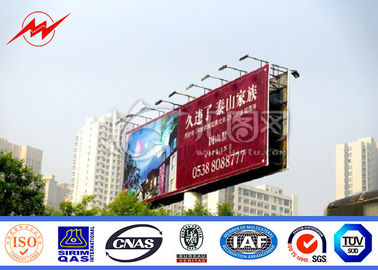 চীন Multi Color Roadside Outdoor Billboard Advertising , Steel Structure Billboard সরবরাহকারী