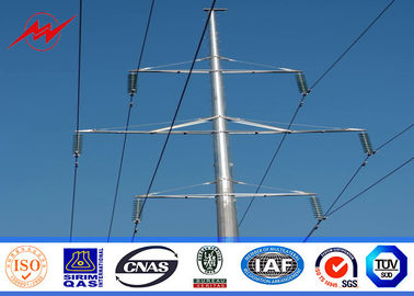 চীন 15M Octagonal Electric Insulators Distribution Poles For 132KV Electrical Power সরবরাহকারী