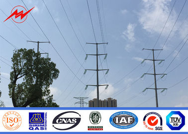 চীন High Mast Steel Utility Pole Electric Power Poles 50000m Aluminum Conductor সরবরাহকারী