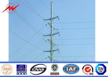 চীন 18m Outdoor Galvanizatiom Electric Power Pole 10kv To 220kv Power Capacity সরবরাহকারী