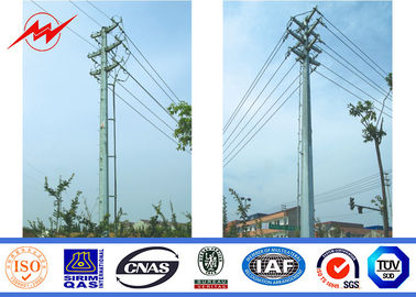 চীন ISO 12m 3mm Thickness Galvanized Steel Pole For Tranmission Line সরবরাহকারী