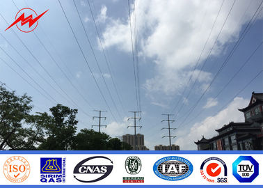চীন Round Steel Utility Pole 5mm 20m Electrical Utility Poles Customized সরবরাহকারী