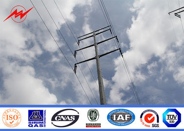 চীন Tapered Galvanized metal utility poles For Electrical Line Project সরবরাহকারী