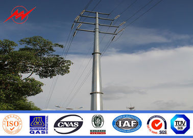 চীন 66 Kv Steel Electrical Power Pole / Transmission Pole High Steel Yield Strength সরবরাহকারী