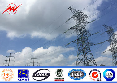 চীন 220 KV Round Galvanized Electrical Power Pole Transmission Line Poles ISO Approval সরবরাহকারী