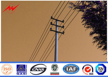 চীন Octagonal Conical 12m Electric Power Pole For Power Transmission / Distribution সরবরাহকারী