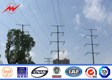 চীন 10M 15KN Galvanized 69KV Outdoor Electric Steel Power Pole for Distribution Line সরবরাহকারী