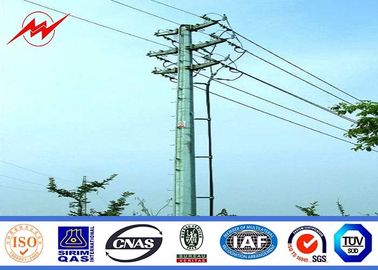 চীন 11.8m - 390dan Galvanized Steel Electric Power Pole For 30KV Overhead Line সরবরাহকারী