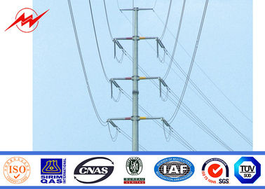 চীন Gr50 Round Transmission Line Steel Utility Pole 20m With 355 Mpa Yield Strength সরবরাহকারী