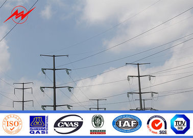 চীন Galvanization 15m Octagonal Electrical Power Pole For 69 Kv Distribution Line সরবরাহকারী