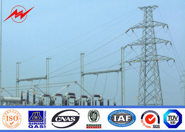 চীন BV Certification 20M Galvanized Steel Pole Steel Power Poles For Power Transmission সরবরাহকারী
