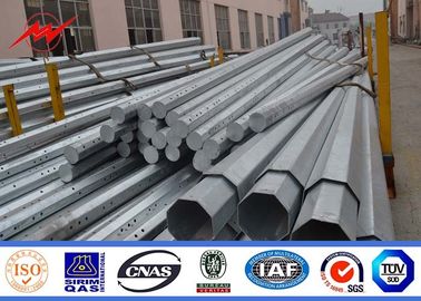 চীন Power Distribution Line Steel Transmission Poles +/- 2% Tolerance ISO Approval সরবরাহকারী