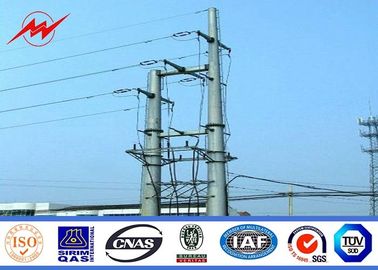 চীন 27m Gr65 High Voltage Electrical Power Pole Polygonal / Conical For Transmission Line সরবরাহকারী
