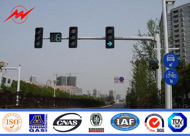 চীন 6.5m Height High Mast Poles / Road Lighting Pole For LED Traffic Signs , ISO9001 Standard সরবরাহকারী