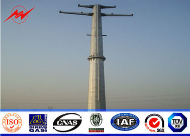 চীন 27M - 35M Transmission Electric Power Pole Monopoles Line GR65 Steel Material সরবরাহকারী