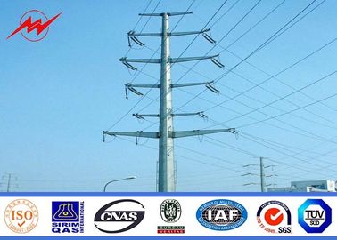 চীন 18m Galvanized Electric Transmission Line Poles Metal Utility Line Octagonal সরবরাহকারী