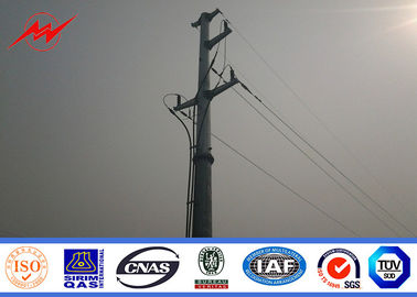 চীন Galvanized Polygonal Tapered Electrical Power Pole For Transmission Line Project সরবরাহকারী