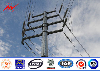 চীন Hot Dip Galvanized Steel Electric Utility Poles For Electrical Distribution Line Project সরবরাহকারী