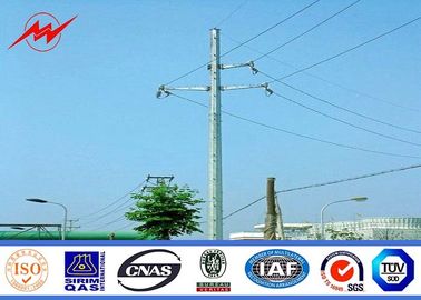 চীন Low Voltage Overhead Tubular Power Galvanized Steel Pole For 132KV Electric Transmission Line সরবরাহকারী