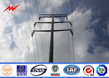 চীন 8m 5KN Steel Power Pole For Electrical Power Distribution Poles With Galvanization Type সরবরাহকারী