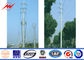 Outdoor Polygonal Q345 Material 30FT Electric Power Pole 1 Section সরবরাহকারী