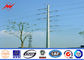 High voltage steel pole 90ft Galvanized Steel Pole for power transmission সরবরাহকারী