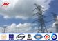 110KV Double Circuit Electrical Power Pole , High Mast Steel Utility Poles সরবরাহকারী
