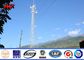 Steel Telecom Cellular Antenna Mono Pole Tower For Communication , ISO 9001 সরবরাহকারী