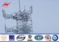 Steel Telecom Cellular Antenna Mono Pole Tower For Communication , ISO 9001 সরবরাহকারী