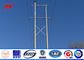 30ft 66kv small height Steel Utility Pole for Power Transmission Line with double arms সরবরাহকারী