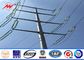 30ft 66kv small height Steel Utility Pole for Power Transmission Line with double arms সরবরাহকারী