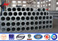 Q235 Steel Conical Transmission Steel Tubular Poles With ASTM A123 Galvanization সরবরাহকারী