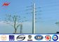 Galvanized Electric Polygona 50m Steel Transmission Poles Approved ISO9001 সরবরাহকারী