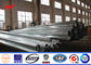 138 kv Bitumen Electrical Galvanized Steel Pole With CO2 welding / Submerged Arc Auto Welding সরবরাহকারী