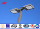Round 6m Three Lamp Parking Light Poles / Commercial Outdoor Light Poles সরবরাহকারী