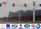 Octagonal Steel Street Lighting Poles Traffic Light Signals With Powder Coating সরবরাহকারী