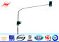 6m Single Bracket Galvanized Traffic Street Light Pole 3mm Thickness সরবরাহকারী