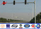 3m Expressway Traffic Light Pole , 1500mm Double Bracket Overpass Metal Light Poles সরবরাহকারী